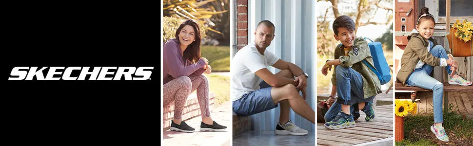 Skechers Shock Absorbing Running Shoes Lightweight Comfort - Glamora