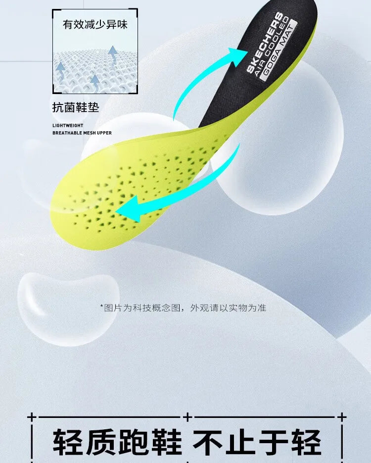 Skechers Shock Absorbing Running Shoes Lightweight Comfort - Glamora