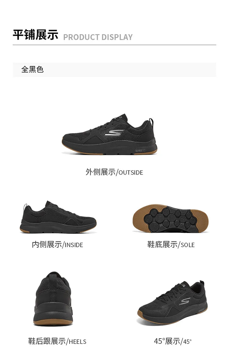 Skechers Shock Absorbing Running Shoes Lightweight Comfort - Glamora