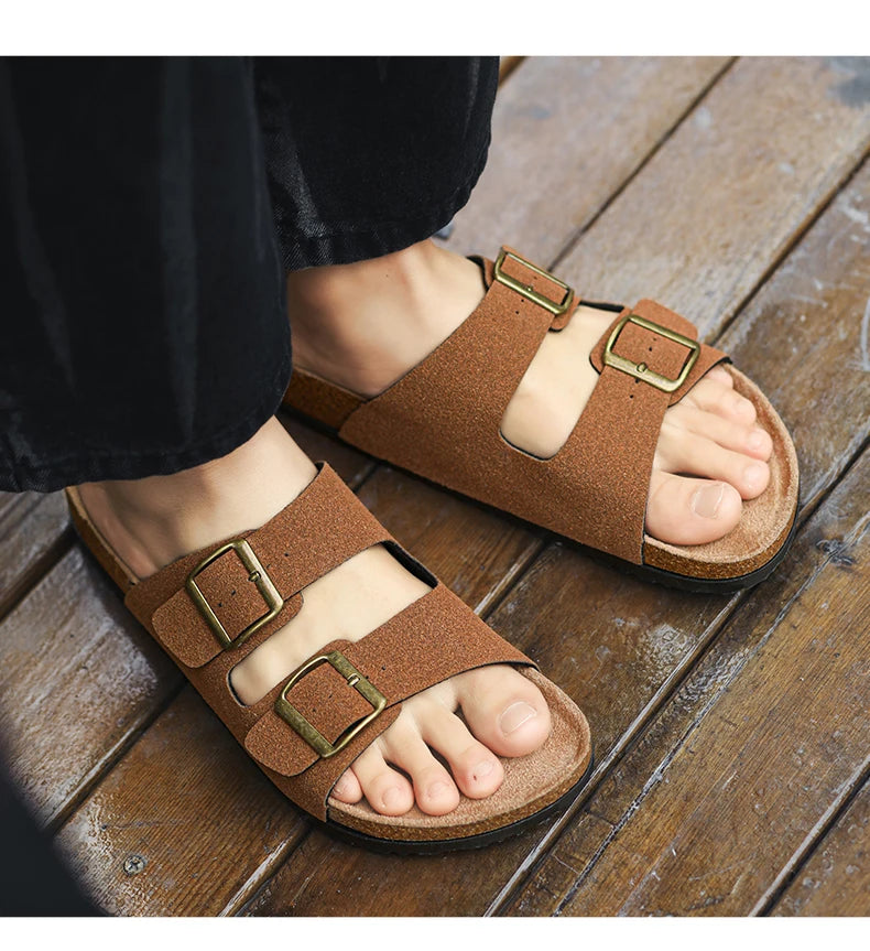 Leather Summer Sandals Comfortable Men - Glamora