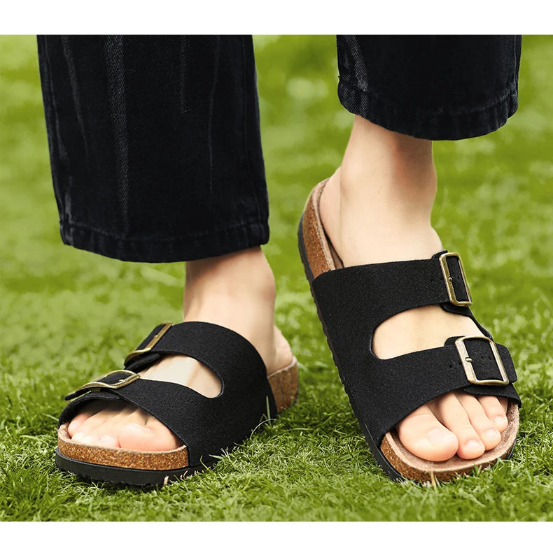 Leather Summer Sandals Comfortable Men - Glamora