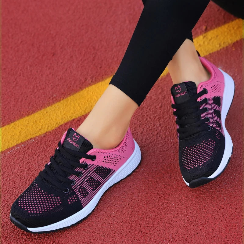 Breathable Platform Sneakers Comfort Run - Glamora