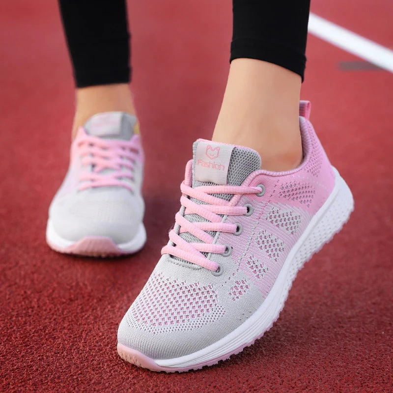 Breathable Platform Sneakers Comfort Run - Glamora