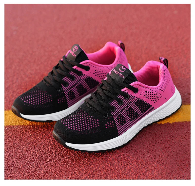 Breathable Platform Sneakers Comfort Run - Glamora