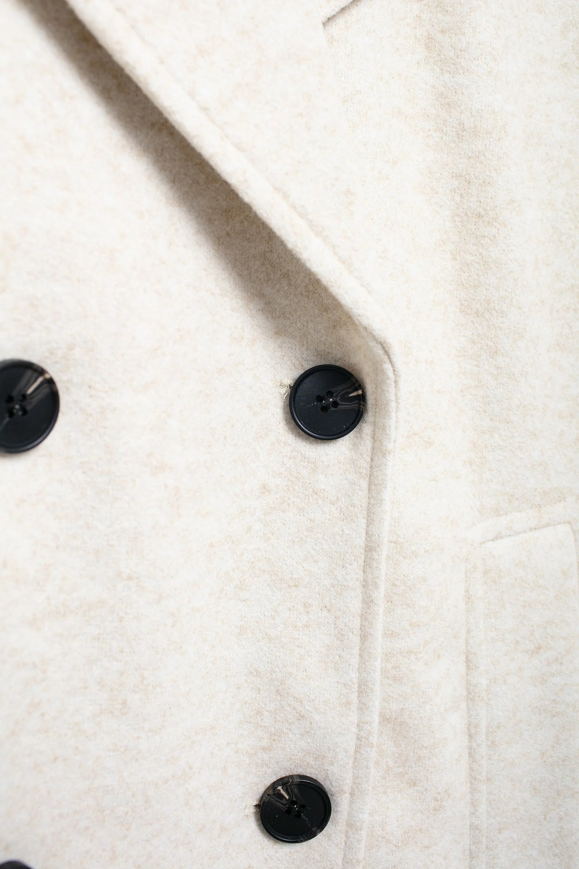 Double Breasted Wool Coat Warmth Women - Glamora