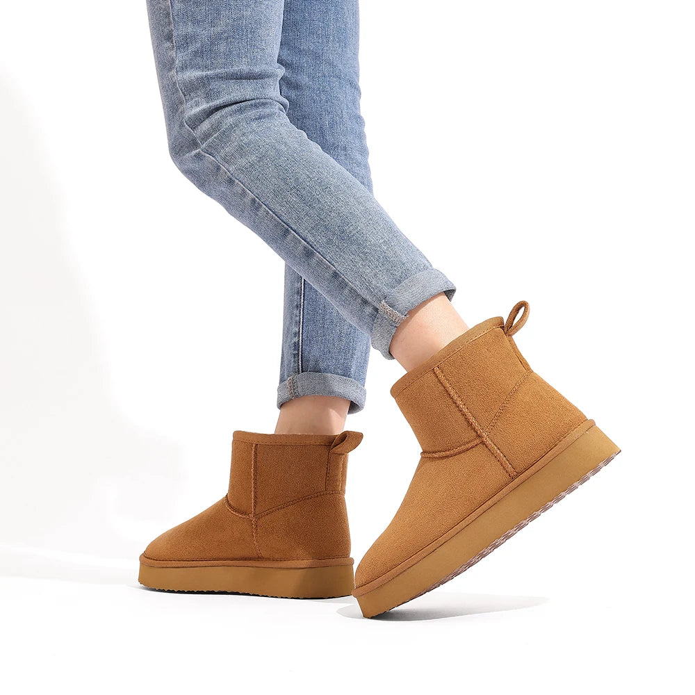 Memory Foam Waterproof Winter Boots Women - Glamora