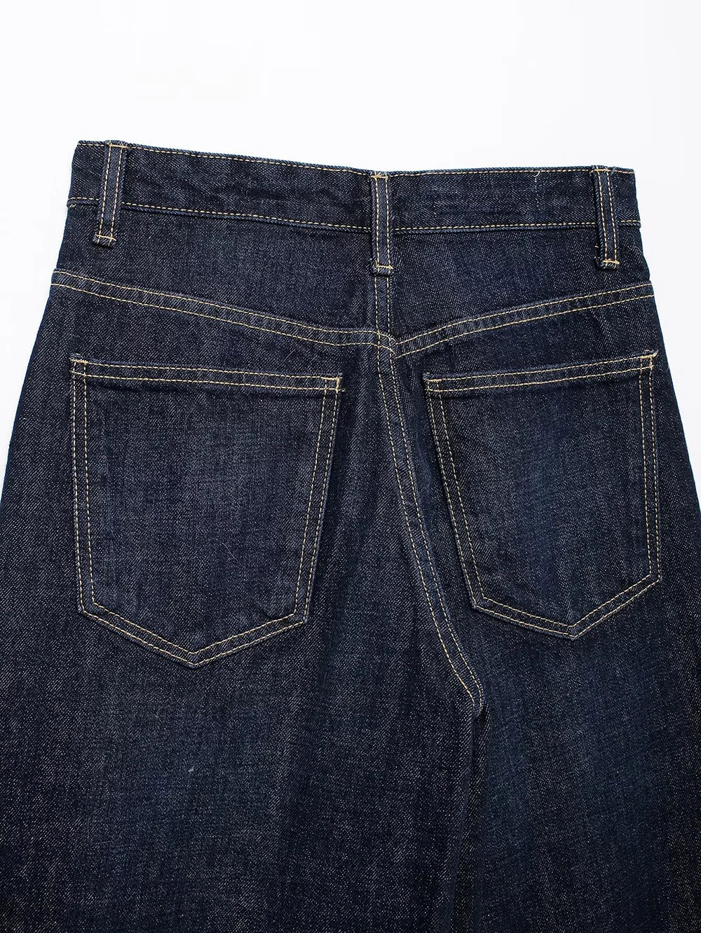 Asymmetric High Waist Wide Leg Jeans - Glamora