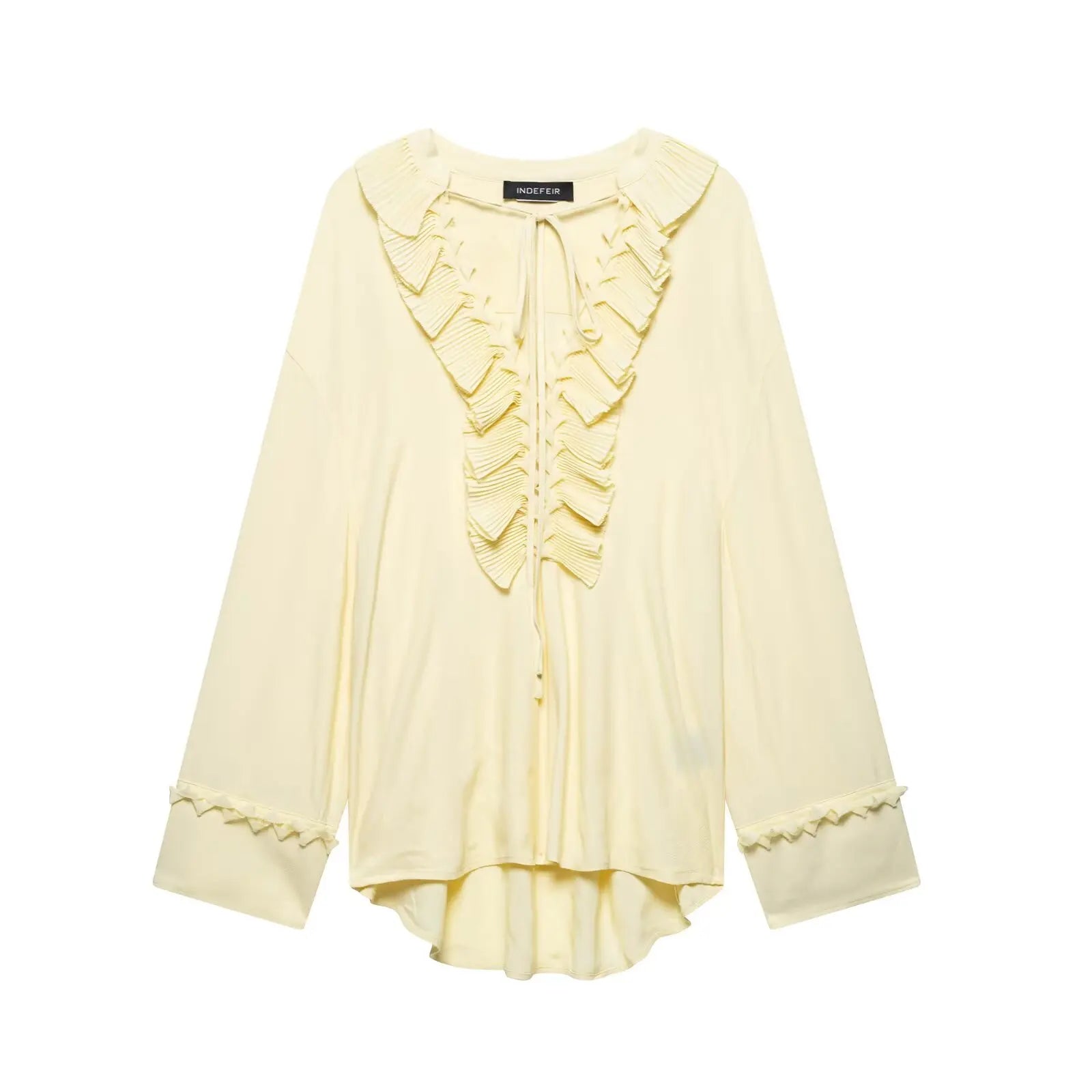 V Neck Lace Up Skirt Suit Summer - Glamora