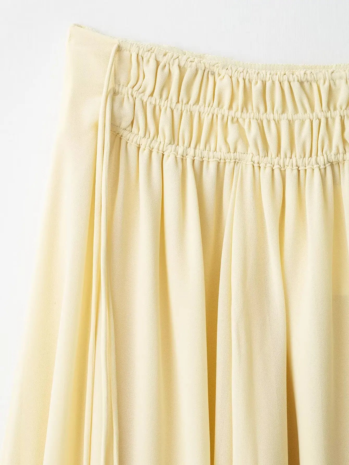 V Neck Lace Up Skirt Suit Summer - Glamora