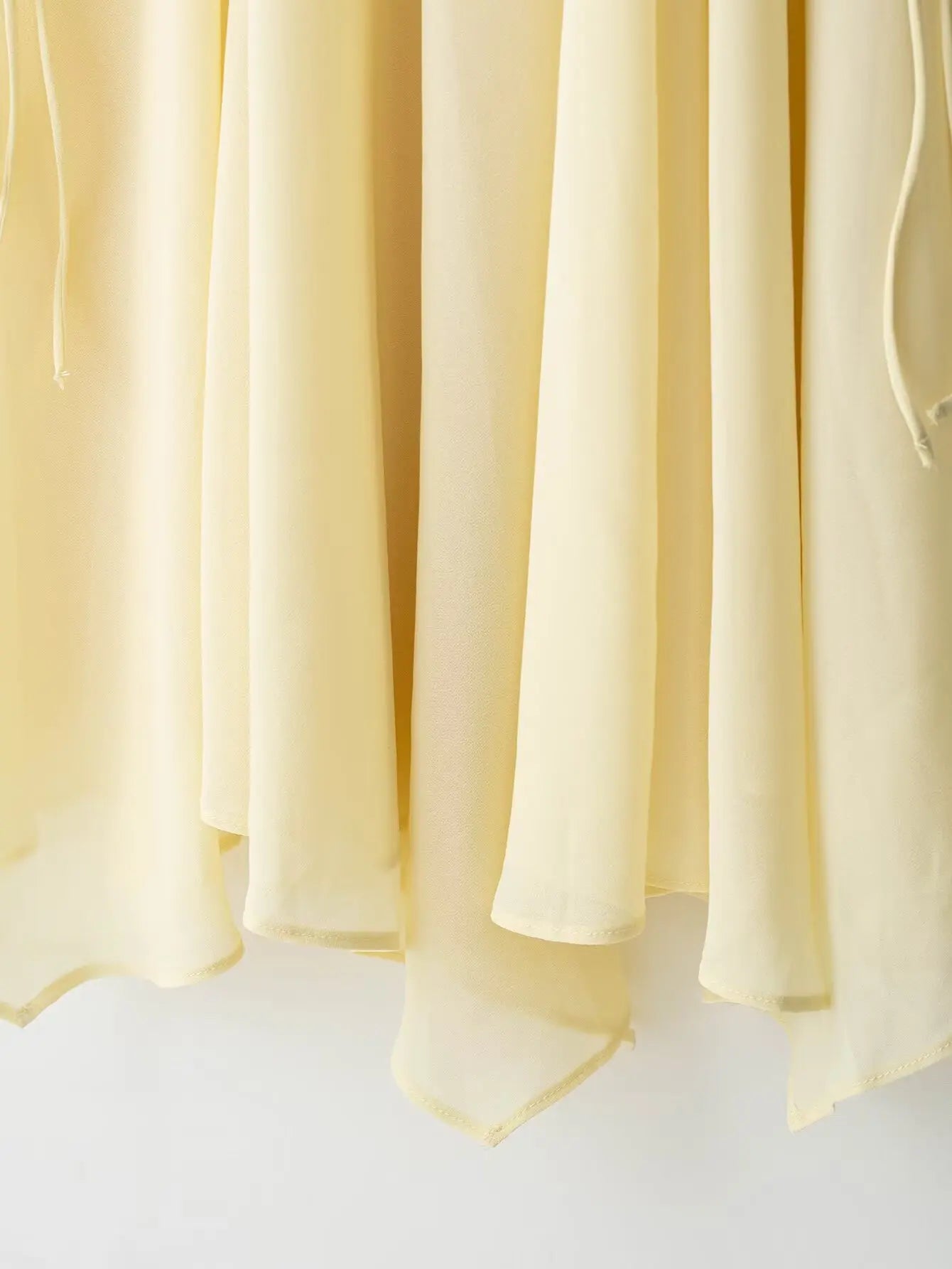 V Neck Lace Up Skirt Suit Summer - Glamora