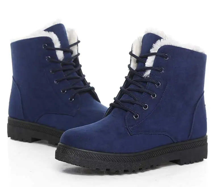 Fur Lined Winter Boots Warm Comfort - Glamora