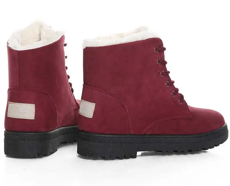 Fur Lined Winter Boots Warm Comfort - Glamora