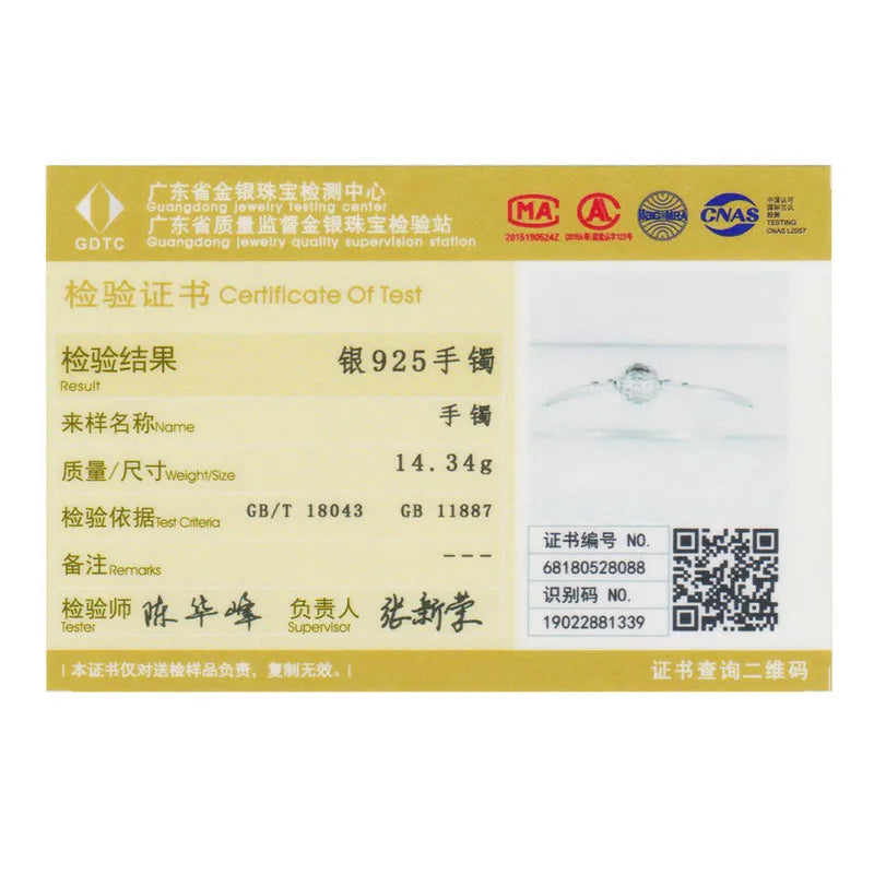 925 Sterling Silver Sparkling Charm Bracelet - Glamora