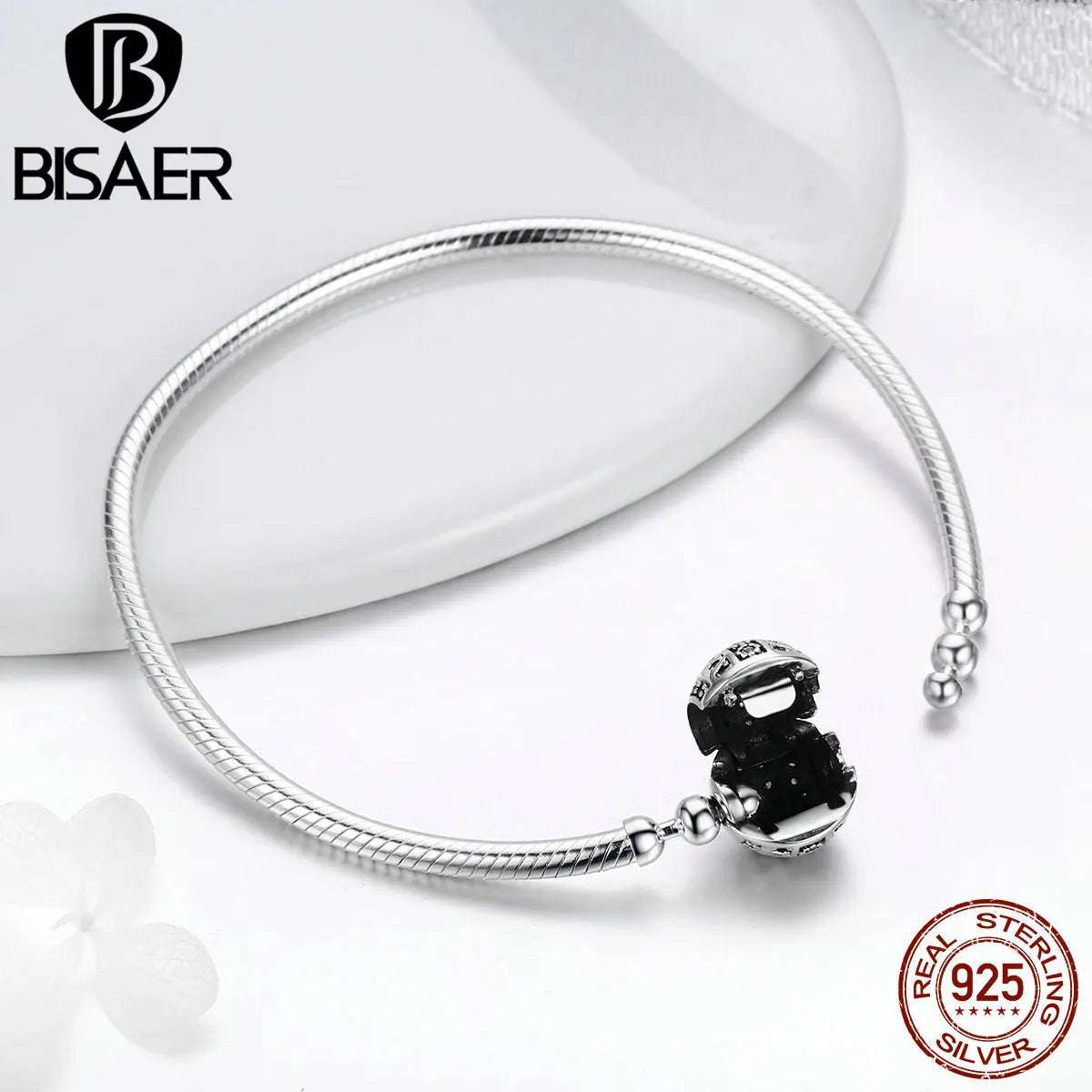 925 Sterling Silver Sparkling Charm Bracelet - Glamora