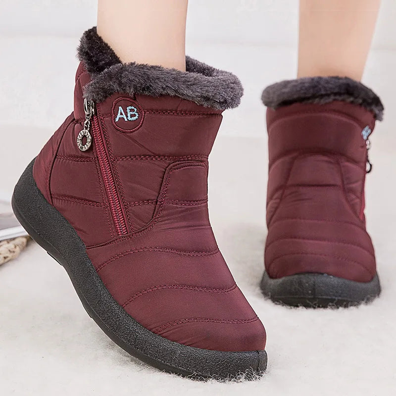Fur Lined Winter Boots Warm Comfort - Glamora