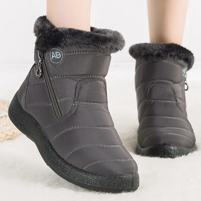 Fur Lined Winter Boots Warm Comfort - Glamora