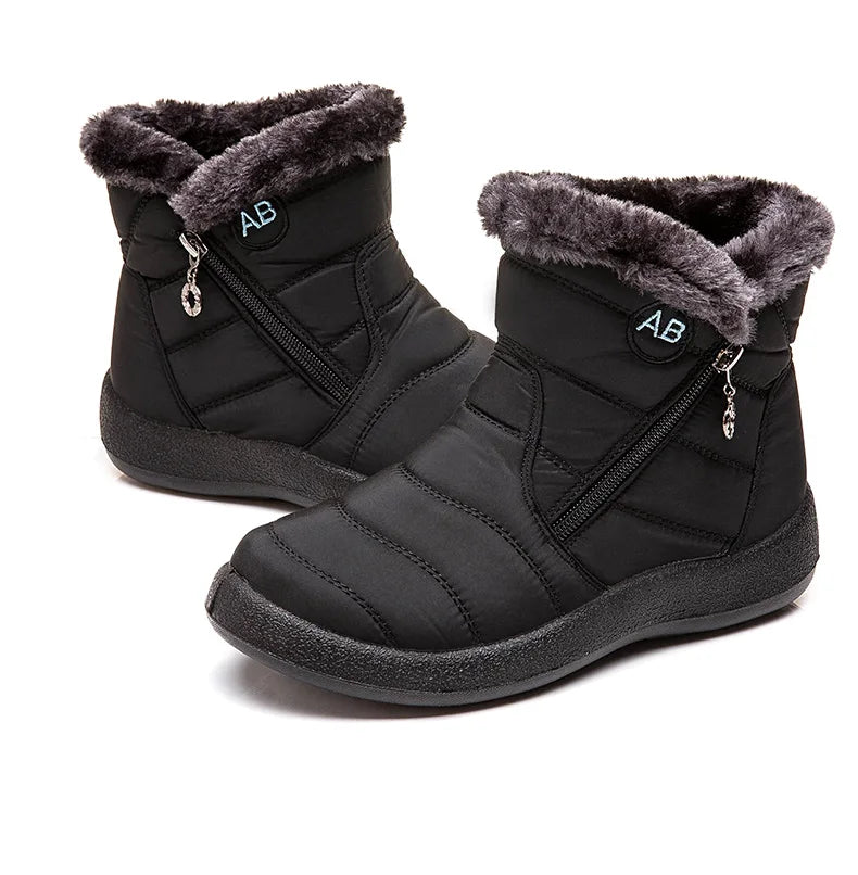 Fur Lined Winter Boots Warm Comfort - Glamora