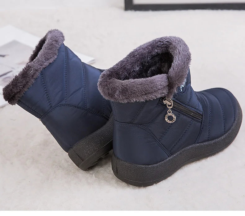 Fur Lined Winter Boots Warm Comfort - Glamora