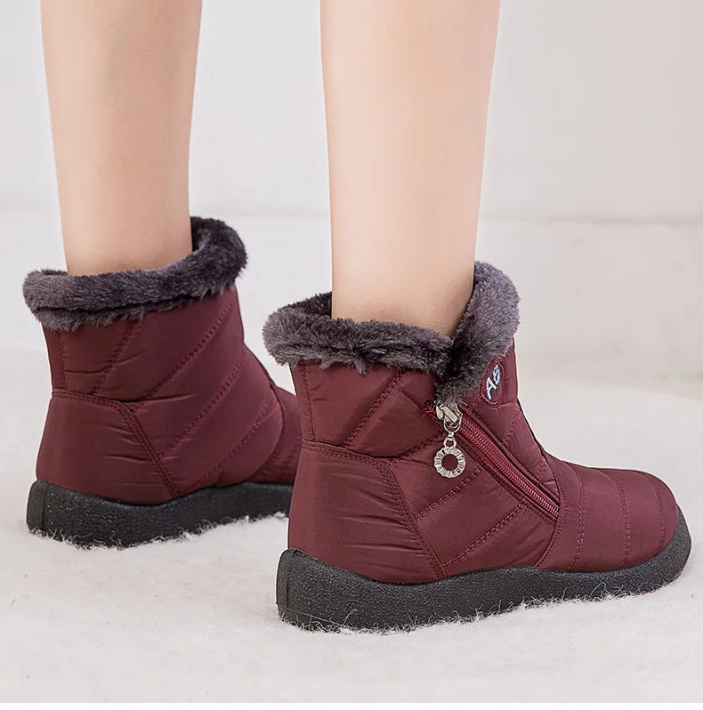 Fur Lined Winter Boots Warm Comfort - Glamora