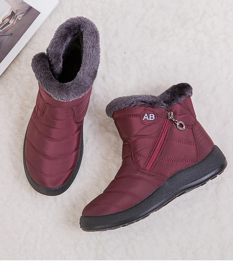 Fur Lined Winter Boots Warm Comfort - Glamora