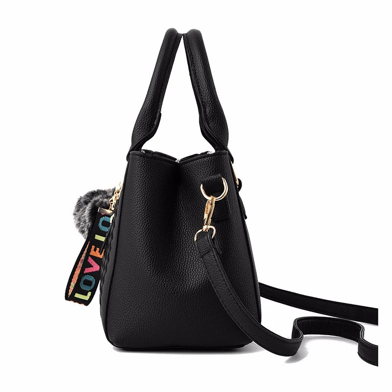 Embroidered Leather Bag Stylish Women - Glamora