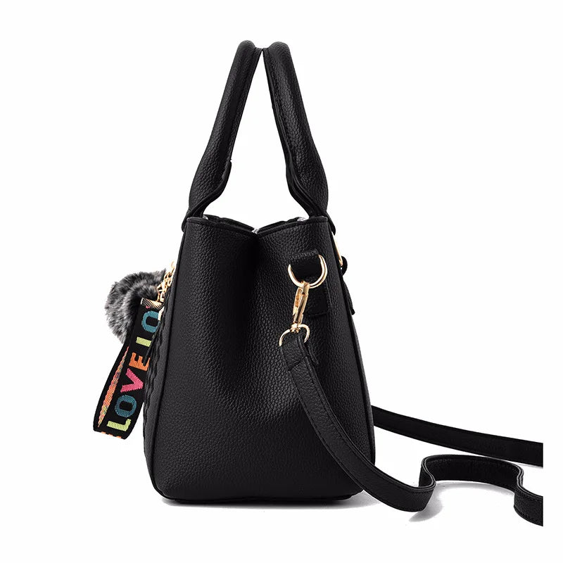 Embroidered Leather Bag Stylish Women - Glamora