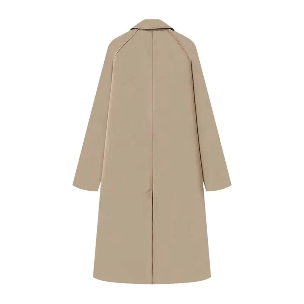 Long Trench Coat Warm Autumn Winter - Glamora