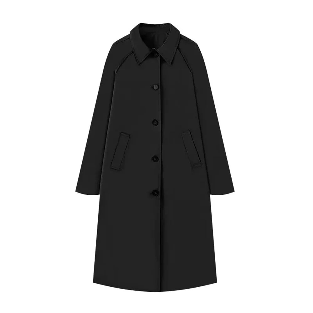 Long Trench Coat Warm Autumn Winter - Glamora