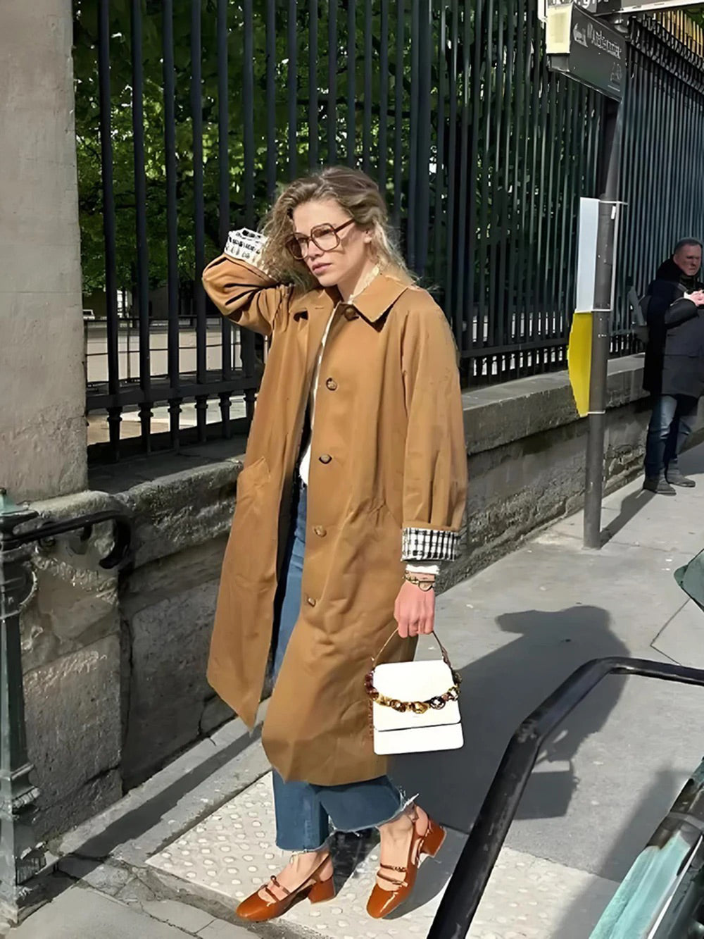 Long Trench Coat Warm Autumn Winter