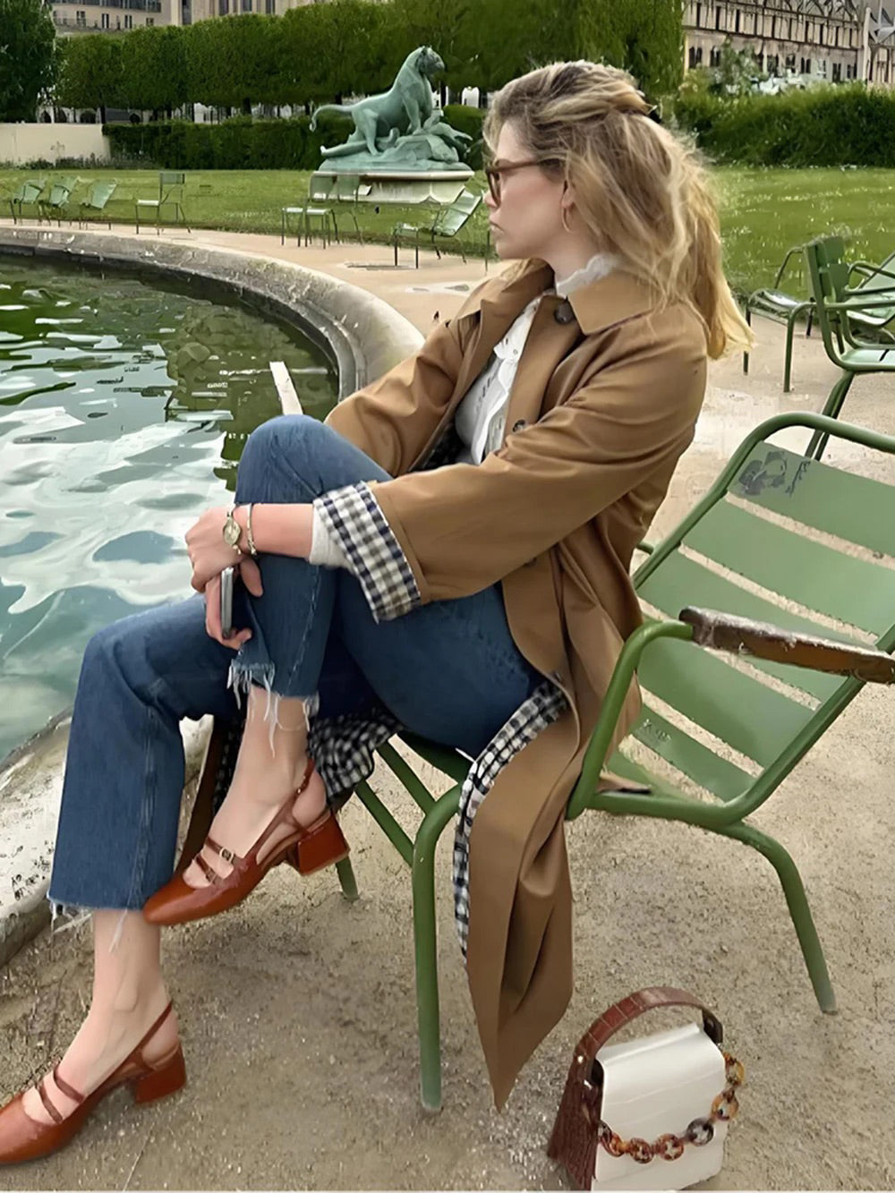 Long Trench Coat Warm Autumn Winter