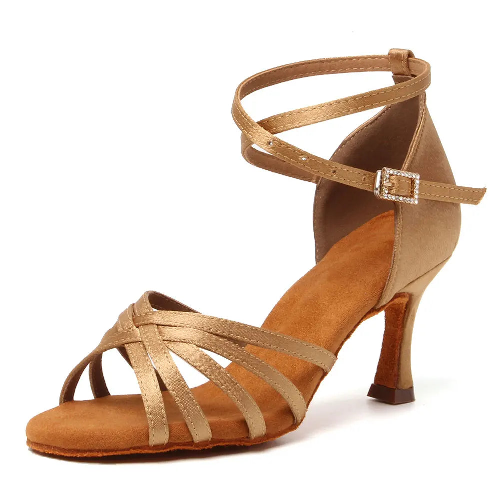 Suede Sole Latin Dance Shoes Women - Glamora