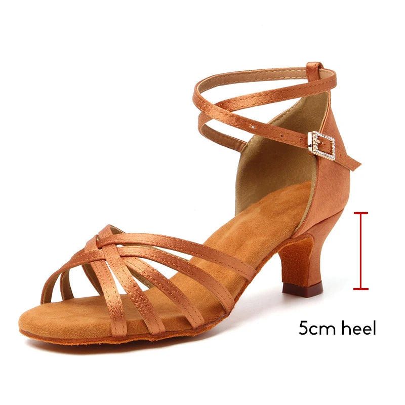 Suede Sole Latin Dance Shoes Women - Glamora