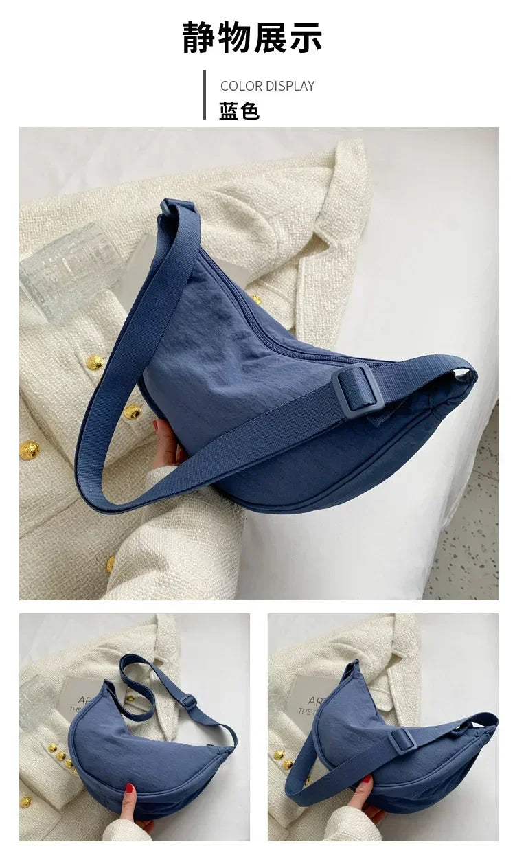 Large Capacity Nylon Tote Convenient Travel Bag - Glamora