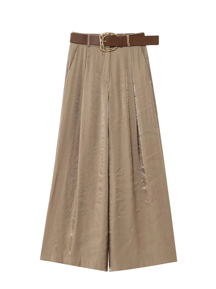 Wide Leg Pants Elegant Casual Wear - Glamora