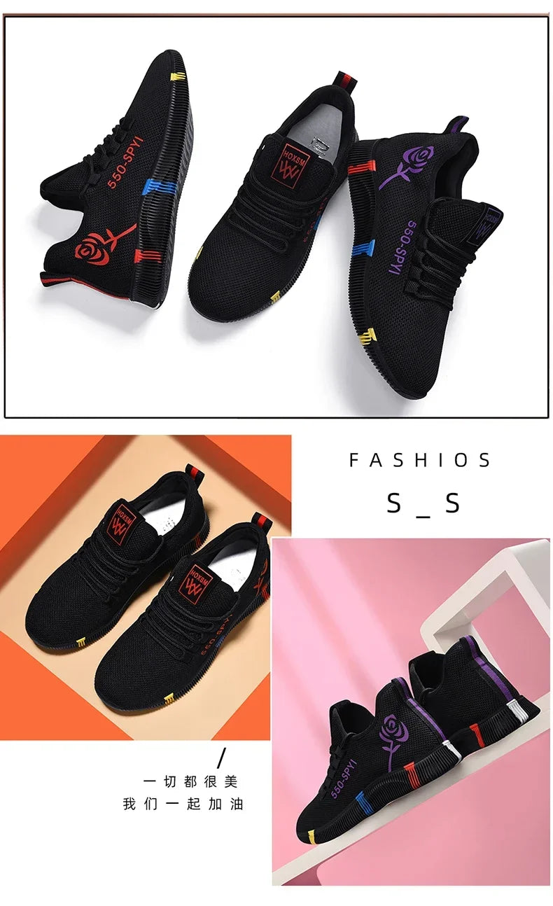 Lightweight Air Mesh Sneakers Casual Women - Glamora