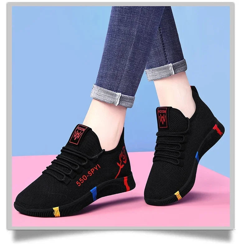 Lightweight Air Mesh Sneakers Casual Women - Glamora