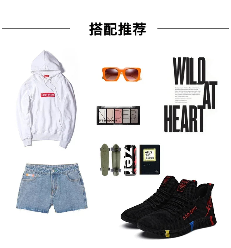 Lightweight Air Mesh Sneakers Casual Women - Glamora