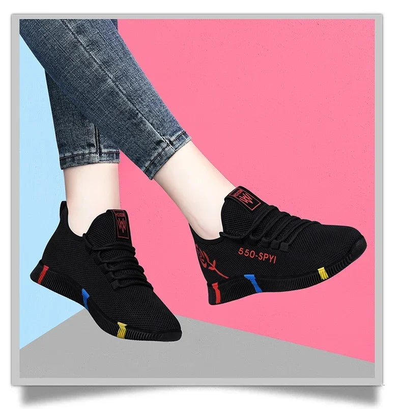 Lightweight Air Mesh Sneakers Casual Women - Glamora