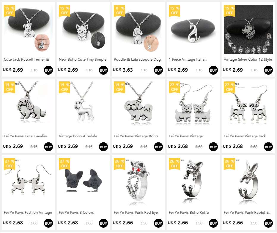 Boho Copper Westie Pendant Necklace - Glamora