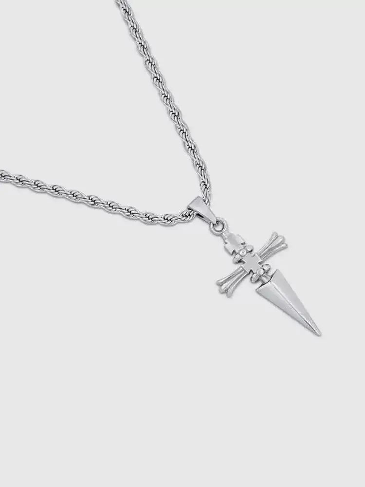 Vintage Punk Metal Choker Necklace - Glamora