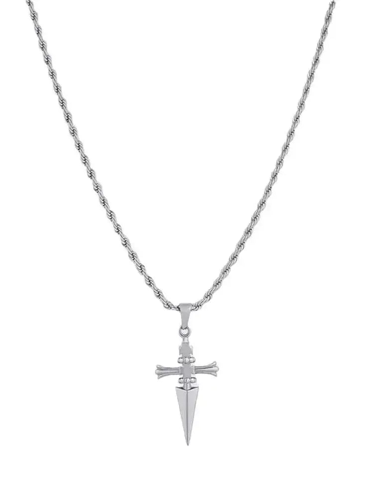 Vintage Punk Metal Choker Necklace - Glamora