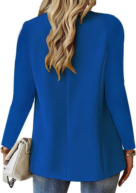 Oversized Blazer Jacket Elegant Business Wear - Glamora