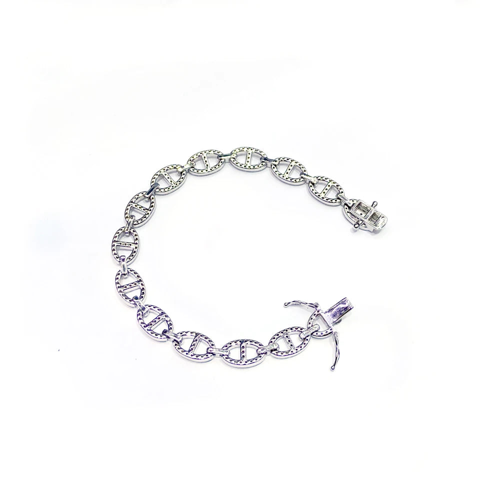 925 Sterling Silver Zircon Tennis Bracelet - Glamora