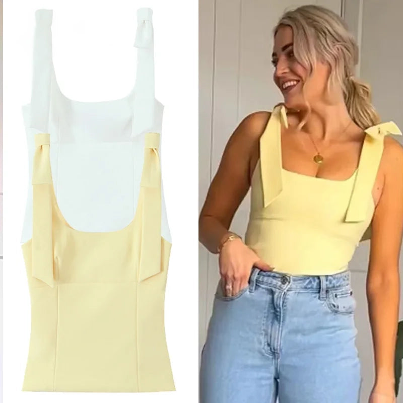 Butterfly Crop Top Summer Style Women