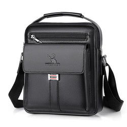 Genuine Leather Crossbody Tote Business - Glamora