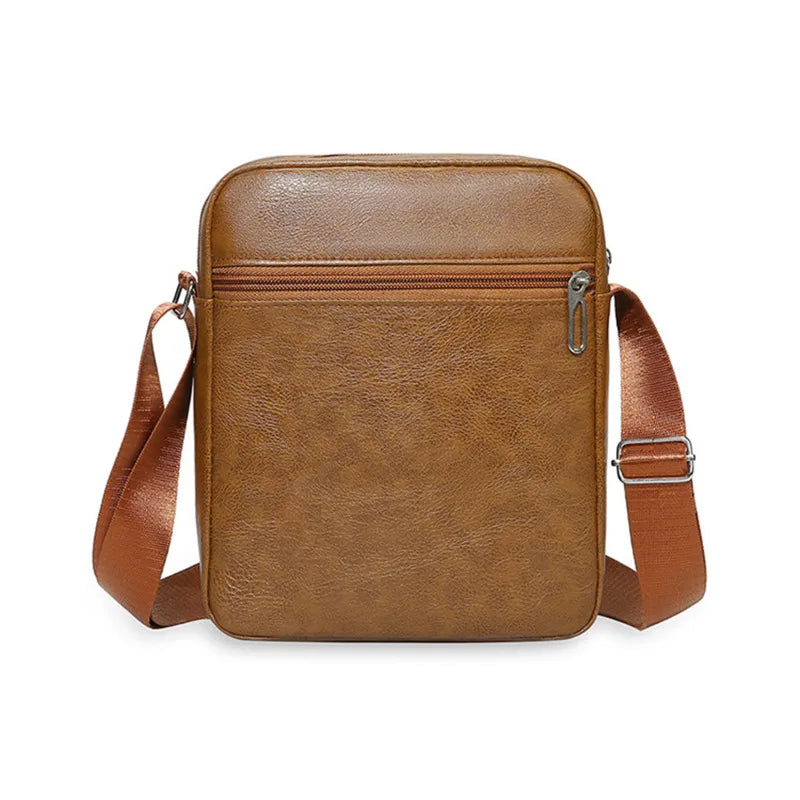 Genuine Leather Crossbody Tote Business - Glamora