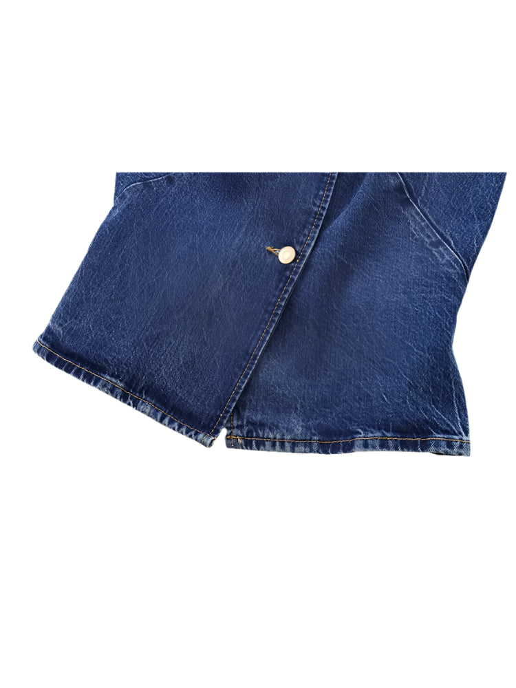 Cropped Denim Vest Casual Streetwear Women - Glamora