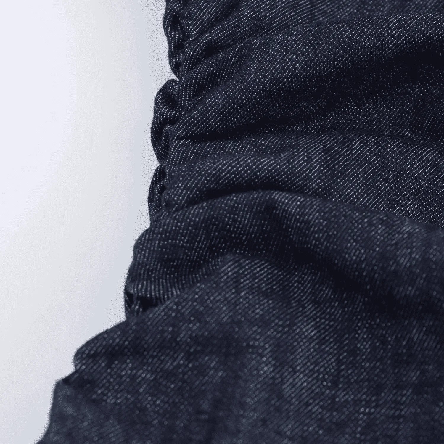 Pleated Denim Dress Casual Elegance Women