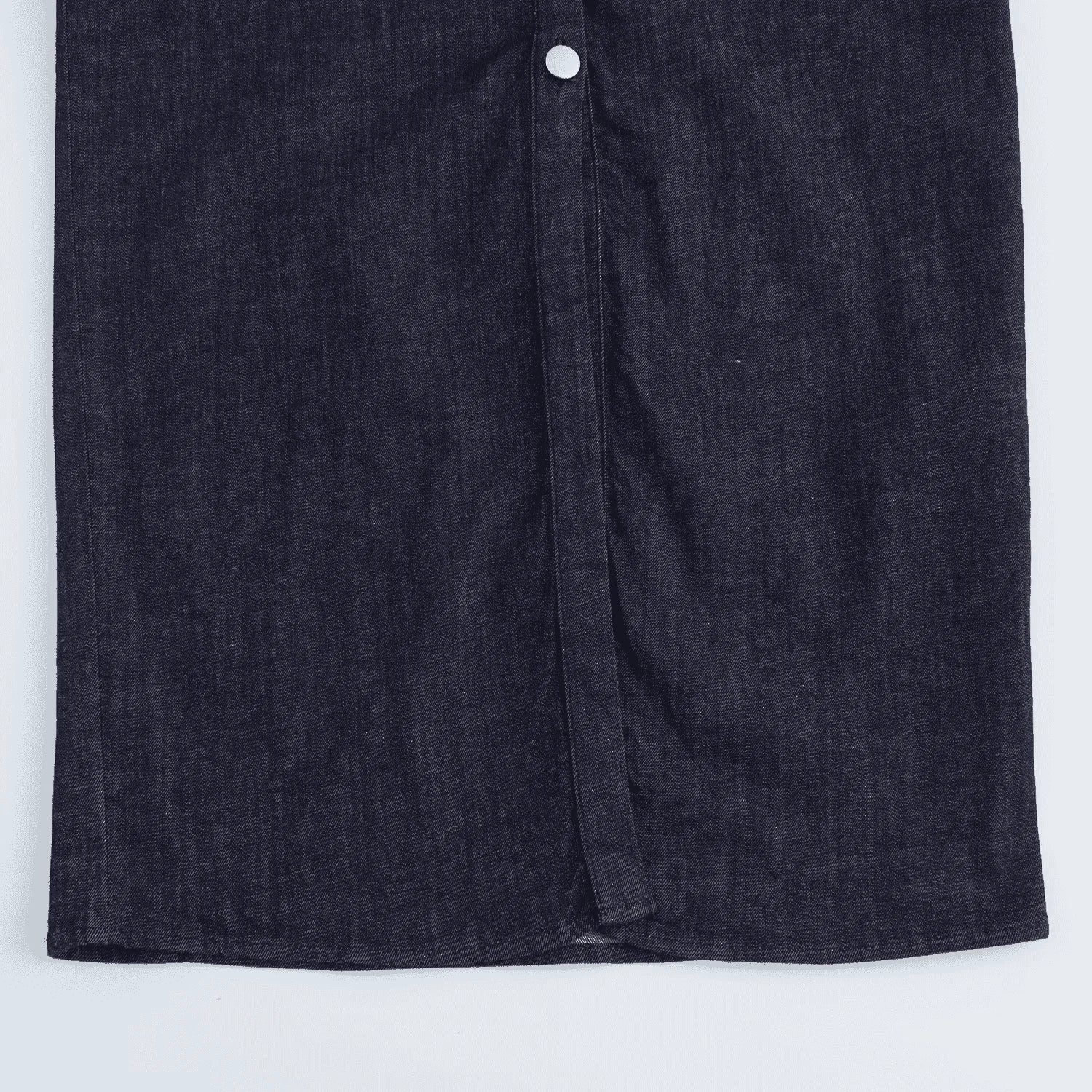 Pleated Denim Dress Casual Elegance Women