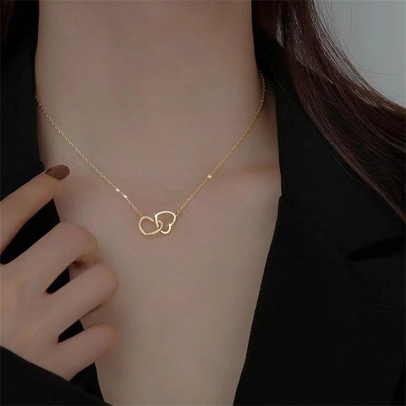 Exquisite Layered Geometric Round Necklaces - Glamora